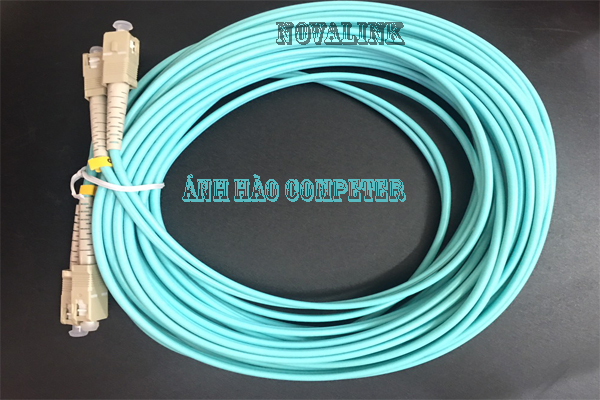 Dây patch cord quang OM3 duplex chuẩn SC/ UPC SC/UPC dài 10m NovaLink mã NV-61105A